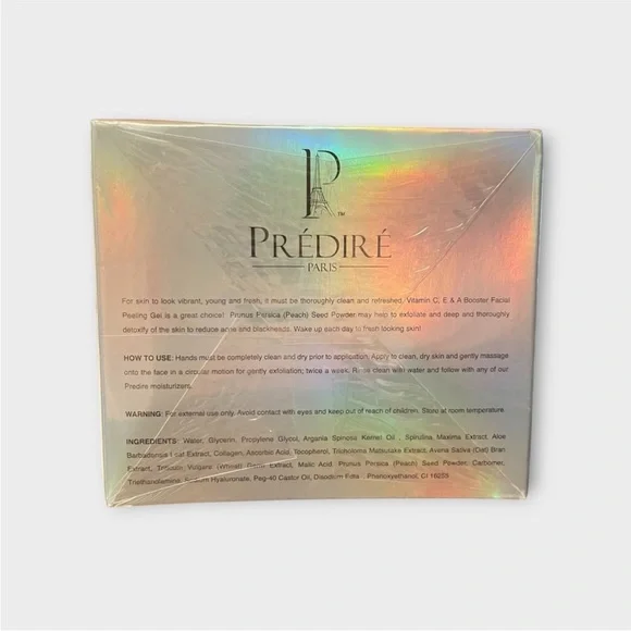 NEW IN BOX. Prédiré Argan Oil Facial Peeling Gel - 50ml = 1.7 fl oz